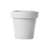 POT STICKER Flowerpot Sticker | White